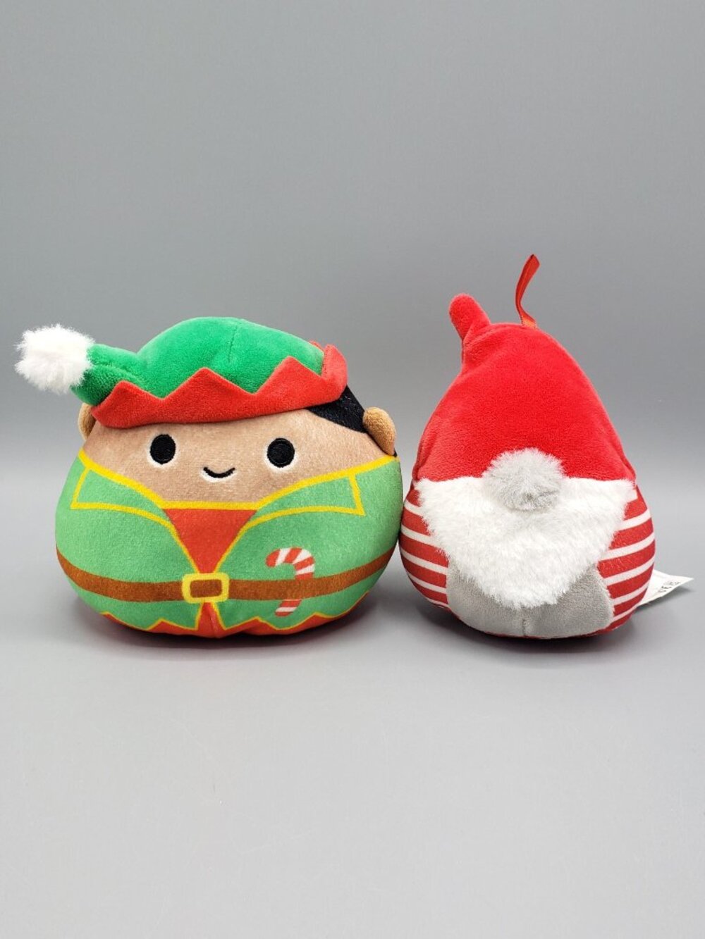 Lot of 2 Squishmallows Plush 5" Beelie Gnome Flipamallows Elves Orazlo Etta 2022